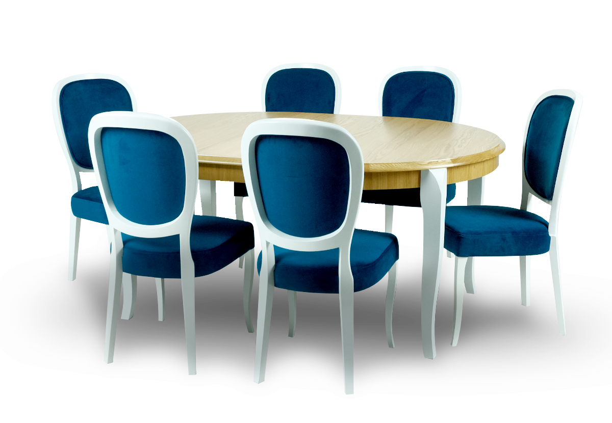Zestaw stół Maxim i krzesła Ergo